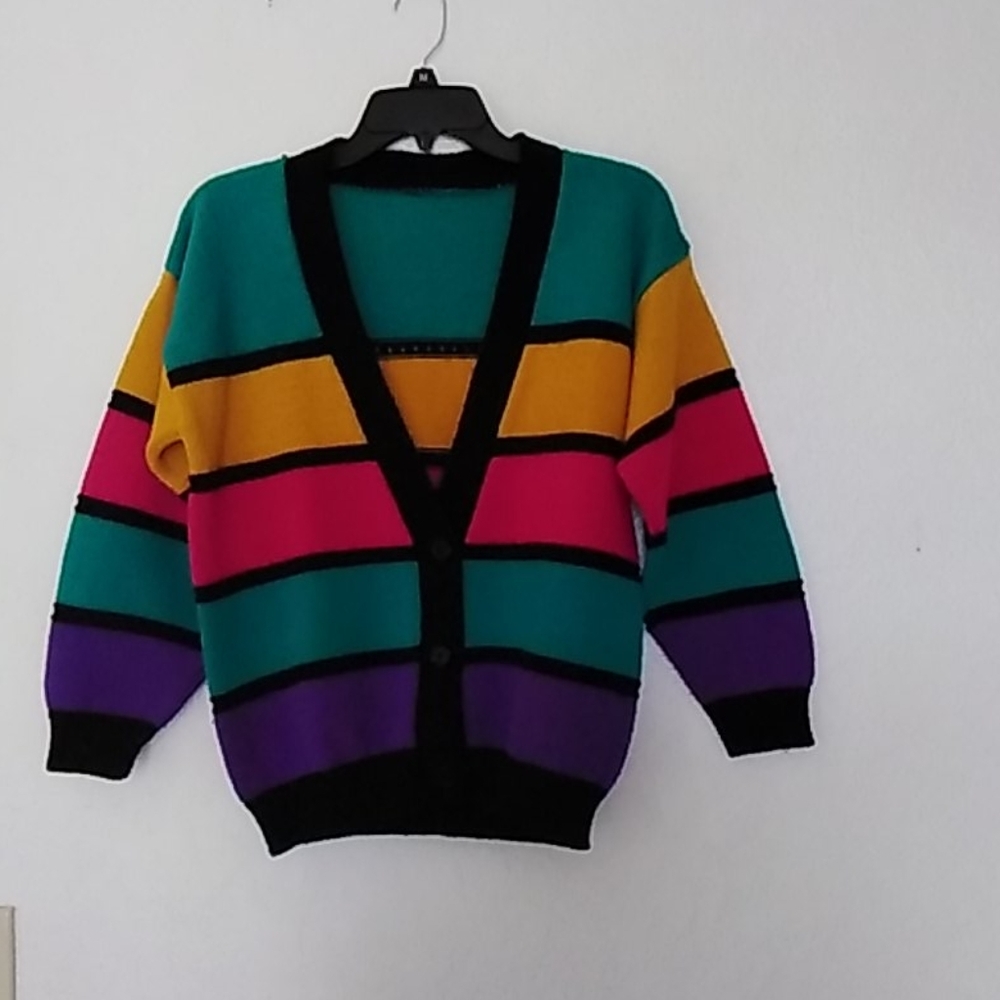 Vintage Freeze Frame crayola color women's sweater
